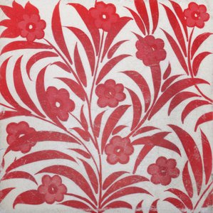 花柄タイル（セラミック）